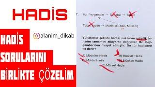 Aklınıza kazınacakHadis sorularını birlikte analiz edip çözelim! (KPSS, DHBT, MBSTS)