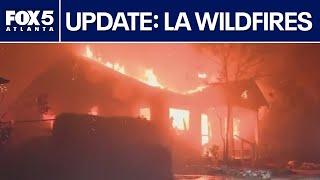 LA wildfire heads toward Brentwood, looting begins | FOX 5 News