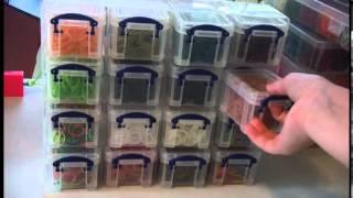 Rainbow loom: how to store your rubber bands