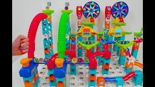 Vtech Long Marble Run Race ASMR | Pop Tubes Combination