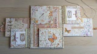 Flip Through - Amazon Packaging Flip Folio Journal ~ Floral Junk Journal ~ SOLD x