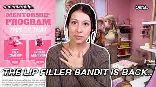 The Lip Filler Bandit is BACK! *Mentorship & more*