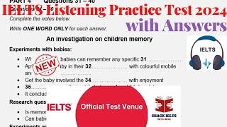 IELTS Listening Actual Test 2024 with Answers | 12.04.2024