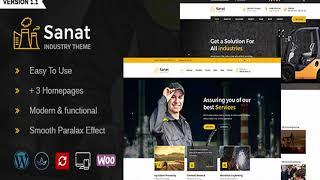 Sanat - Factory & Industry WordPress Theme | Themeforest Website Templates and Themes