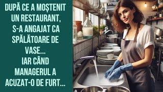 După ce a moștenit un restaurant, s-a angajat ca spălătoare de vase, Iar când managerul a acuzat-o..