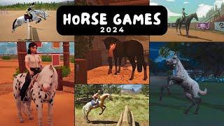 BEST Horse Games 2024  //  Top Released & Upcoming Horse Games