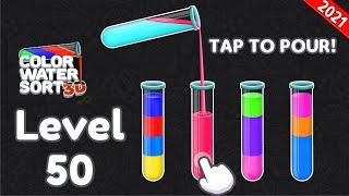 Color Water Sort Puzzle: Liquid Sort It 3D - Level - 50