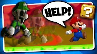 Mario, but Creepy Luigi chases YOU?! - NSMB.exe