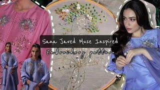 Sana Javed inspired Museluxe embroideryHand-work design #sanajaved #dress #viral #designerwear