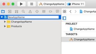 How To Change App Name In Xcode