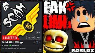 WE GOT SCAMMED AGAIN!? (FAKE ROBLOX LIMITEDS)