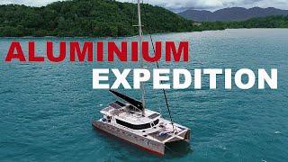 BOAT TOUR of our ALUMINIUM CATAMARAN