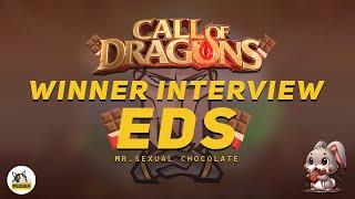 SoB2409 WINNER INTERVIEW! EDS R5: PREDAT! | Call of Dragons [SEXUAL CHOCOLATE?!]