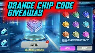 FREE FIRE ORANGE CHIP CODE GIVEAWAY//#g4gamer