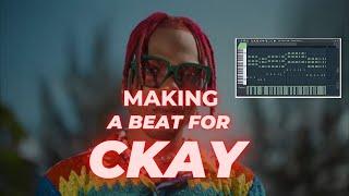 HOW TO MAKE  A CKAY TYPE BEAT | FL STUDIO 20 TUTORIAL  AFROSWING