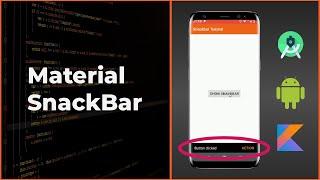 Material SnackBar with Action Tutorial (Android Studio 2020)