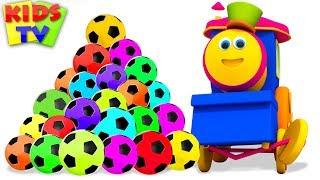 Learn Colors with Soccer Balls | Bob The Train Fun Series - Kids TV