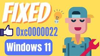 How to Fix the Error 0xc0000022 on Windows 11 - 2024 | Windows Error 0xc0000022 | eTechniz.com 