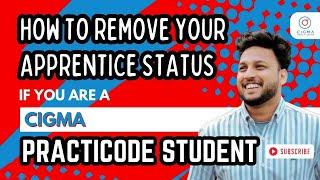 How to remove your apprentice status from the AAPC website