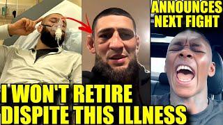 Khamzat Chimaev BREAKS SILENCE after pulling out of Whittaker fight,Adesanya announces UFC 305 fight