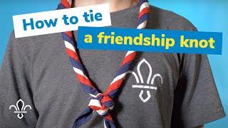 How to tie a friendship knot