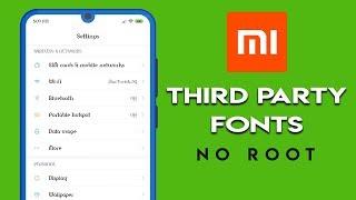 APPLY THIRD PARTY FONTS on XIAOMI PHONES | NO ROOT | हिन्दी