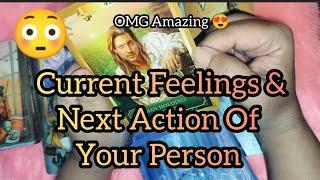 Current Feelings & Next Action Of Your Person ️ tarot reading hindi #currentfeelings #nextaction