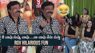 RGV Hilarious Answers To Insta Girls Questions | Super Fun | Manastars