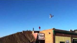 Keith Sayers 140' Backflip crash at Sparkys Garage