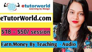 eTutorWorld | Become an Online Tutor at eTutorWorld.com | Work From Home Jobs | Teach Online & Earn