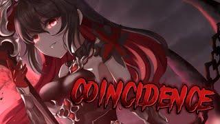 nightcore - Coincidence 《 lyrics 》