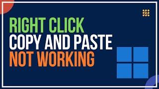 Windows 11 Right Click Copy And Paste Not Working FIXED