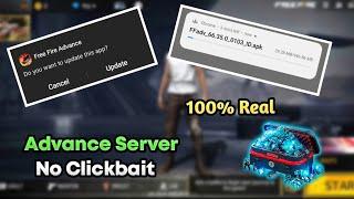 Advance Server Download Link  NO CLICKBAIT 100% Working || Free Fire Advance Server Kaise Download