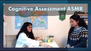 [ASMR] Cognitive Assessment and Sensory Test - Soft Spoken, Real Person ASMR