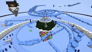 HARDEST Ice Boat Track in Minecraft. 