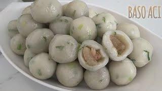 RESEP BASO ACI ( isi tetelan sapi )  mudah banget bikin di rumah #basoacigarut