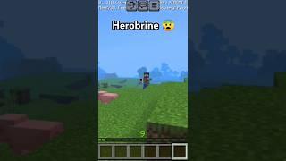 I Found Herobrine  #minecraft #shorts