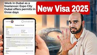  Work in Dubai as a freelancer: Expo City Dubai offers permits in three days ,Dubai Freelanc Visa