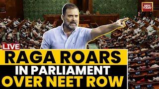 Rahul Gandhi LIVE | Rahul Gandhi In Lok Sabha LIVE | Rahul Gandhi On NEET | Lok Sabha Session LIVE