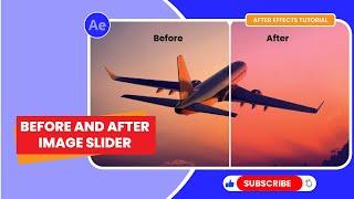 After Effects Tutorial - Simple before and after Image slider