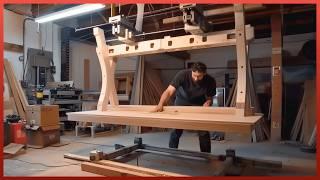 Man Makes the BEST Woodworking WORKBENCH Step by Step | by @pedullastudio