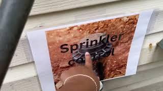 Sprinkler system pt.1 #subscribe #4u #fyp #sprinklerirrigation @AJP1O9