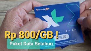 Unboxing Kartu Perdana XL 12 Bulan | Paket Internet Paling Murah Terbaik