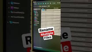 Rename Multiple Files #rename #multiplefiles #windows #windowstricks #windows11