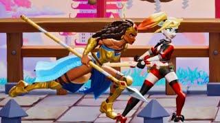 MultiVersus - Harley Quinn and Nubia Unique Interactions HD