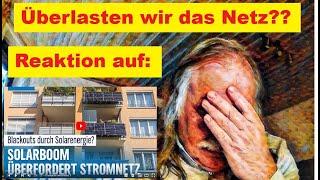 Reaktion Droht ein Blackout durch zu viel Solarstrom? - Solarboom überfordert das Stromnetz v. NDR