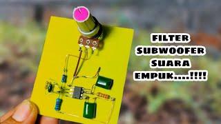 filter subwoofer suara EMPUK..!