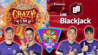 🃏[BLACKJACK + CRAZY TIME]🃏SBANCATE AL BJ + CRAZY TIME PERFORMANTE (EVOLUTION GAME) !! 