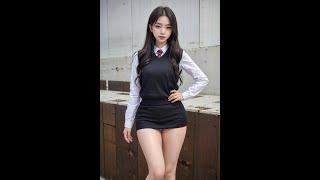 [4K] 룩북 스쿨룩 여자친구 데이트룩 Ai LOOKBOOK