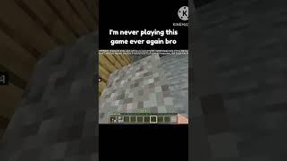 Minecraft Gravel Moment